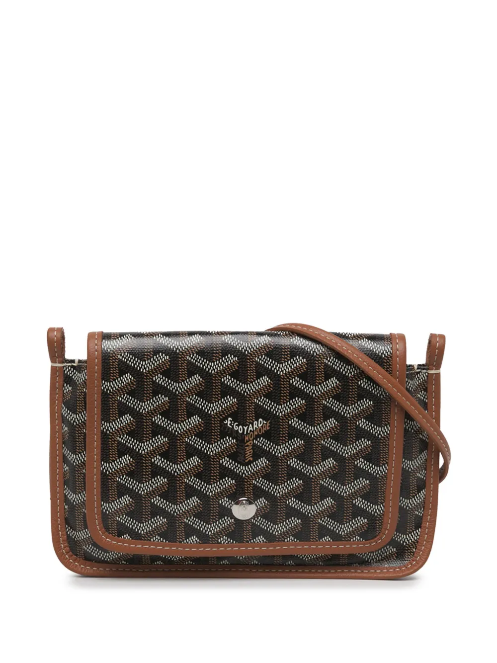 Goyard Pre-Owned 2021 Goyardine Plumet Pocket Wallet crossbody bag - Schwarz