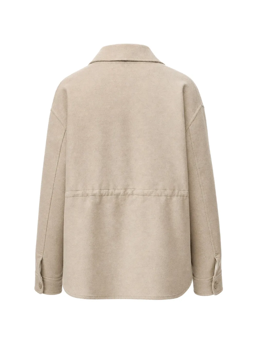 LOEWE workwear jacket in wool and cashmere Beige