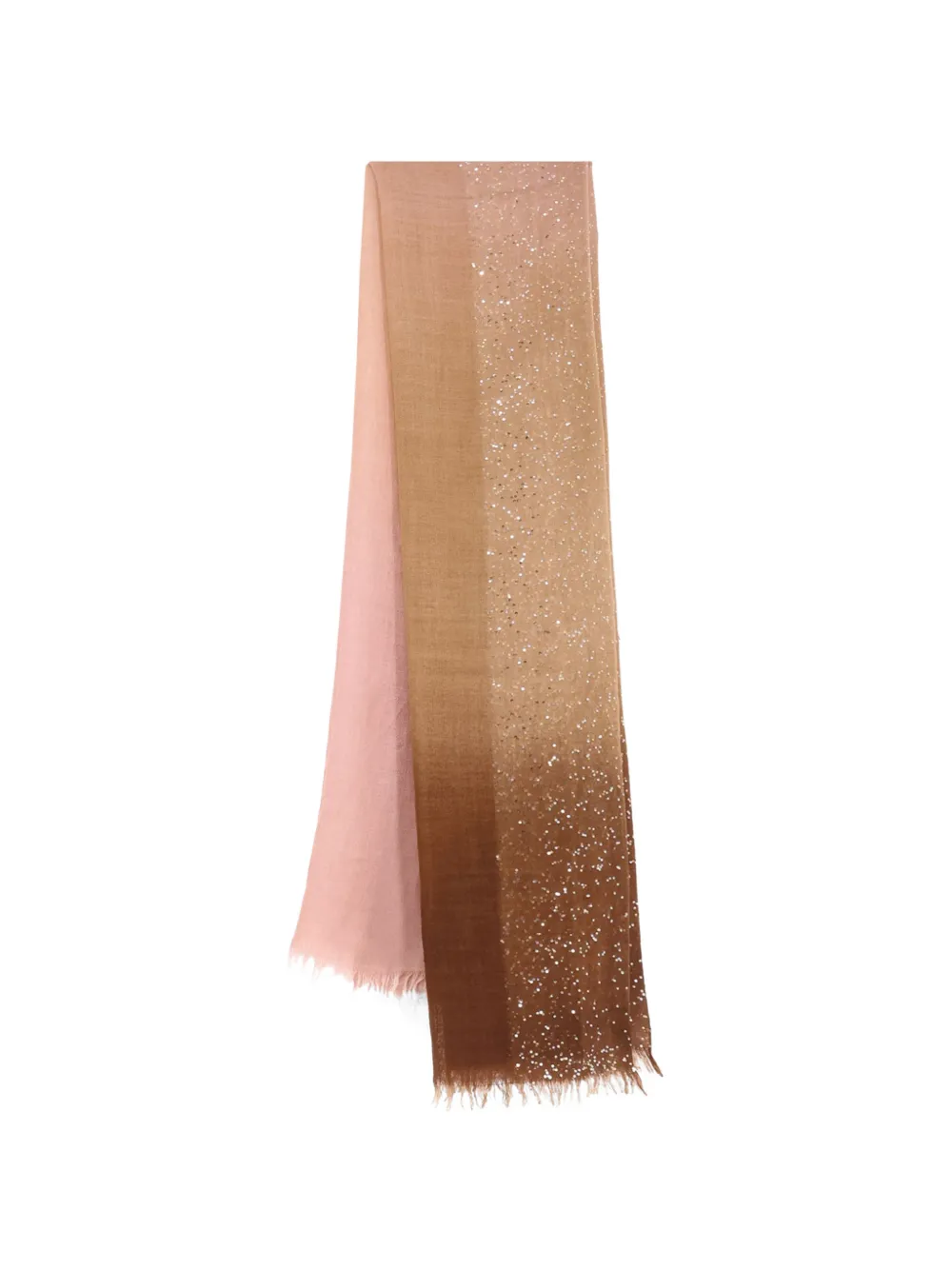 Faliero Sarti sequin-embellished ombré scarf Bruin
