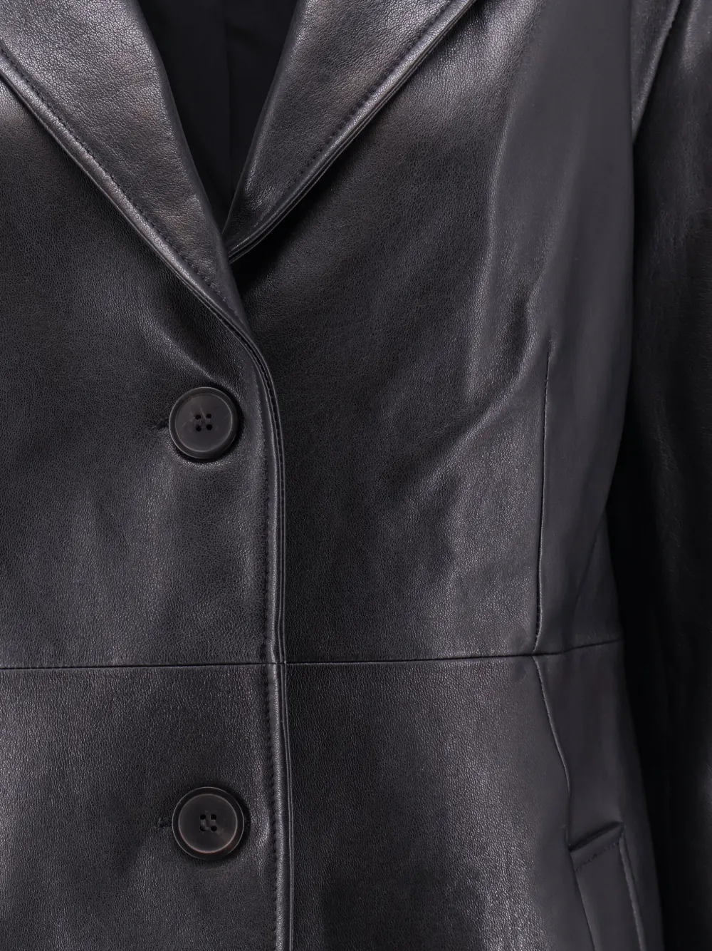 Arma Aisa leather coat Zwart