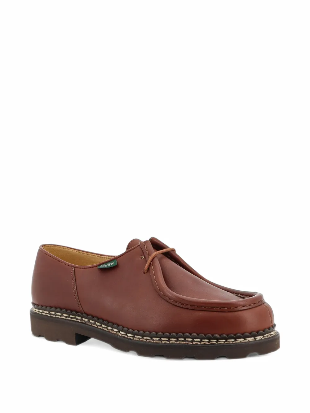 Paraboot Michael leather Derby shoes - Braun