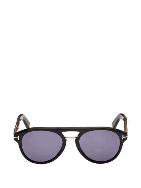 TOM FORD Eyewear T-motif pilot-frame sunglasses