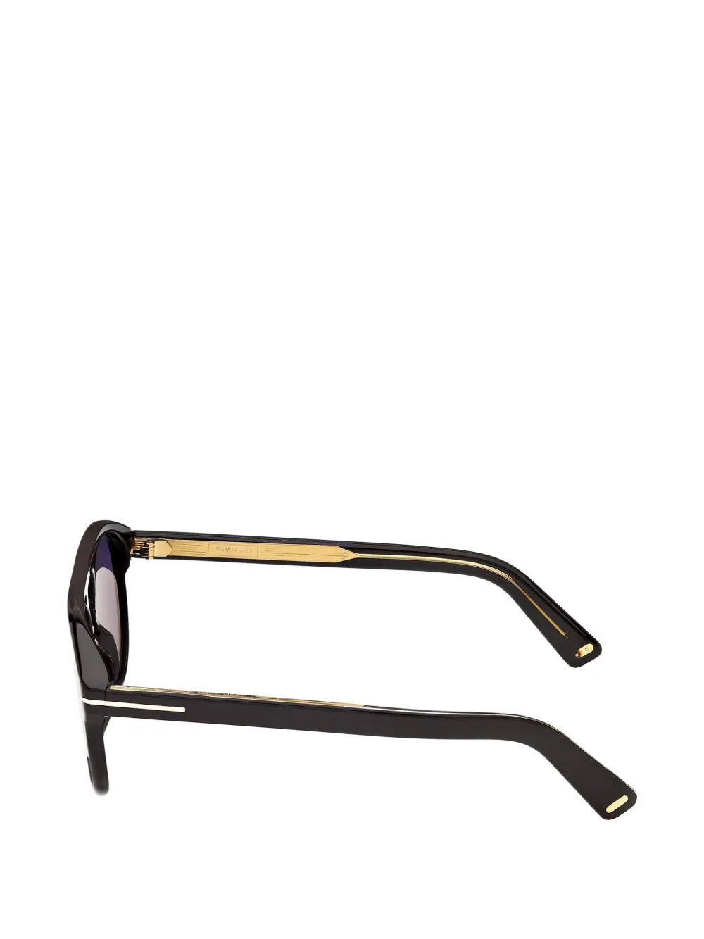 TOM FORD Eyewear T-motif pilot-frame sunglasses Zwart