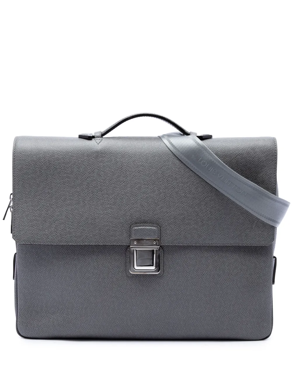 Louis Vuitton Pre-Owned 2012 Taiga Vassili PM business bag - Grigio