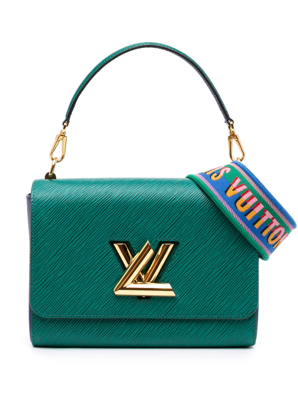 Louis Vuitton Pre-Owned 2019 Epi Bicolor Twist MM satchel - Verde