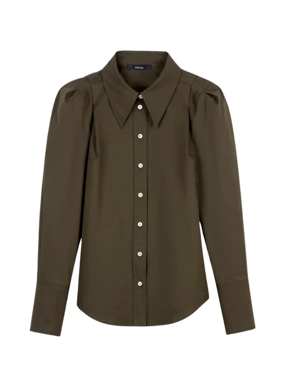 Smythe box-pleat shirt - Green