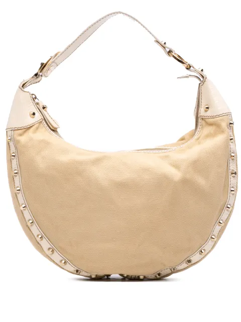 Fendi Pre-Owned 2000-2010 Canvas Studded hobo bag