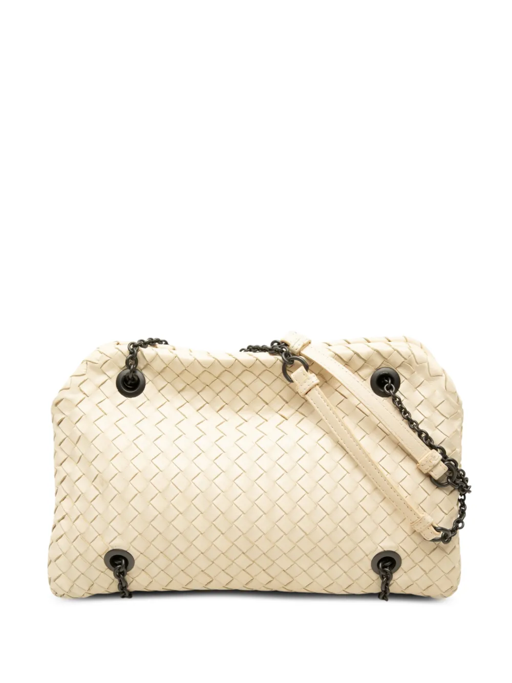 Bottega Veneta Pre-Owned 2012-2026 Nappa Intrecciato Duo shoulder bag - Weiß