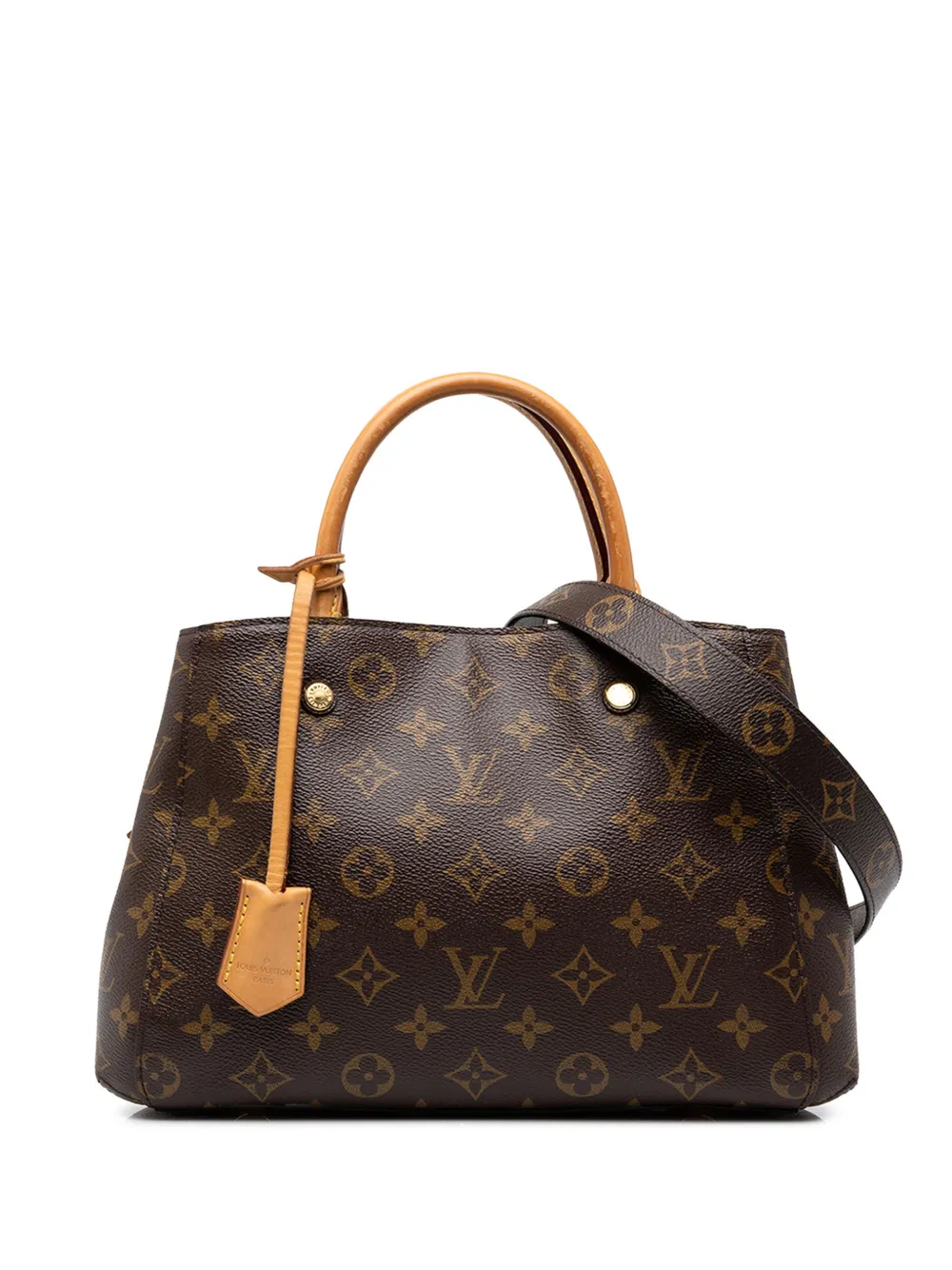 Louis Vuitton Pre-Owned 2018 Monogram Montaigne MM satchel - Braun