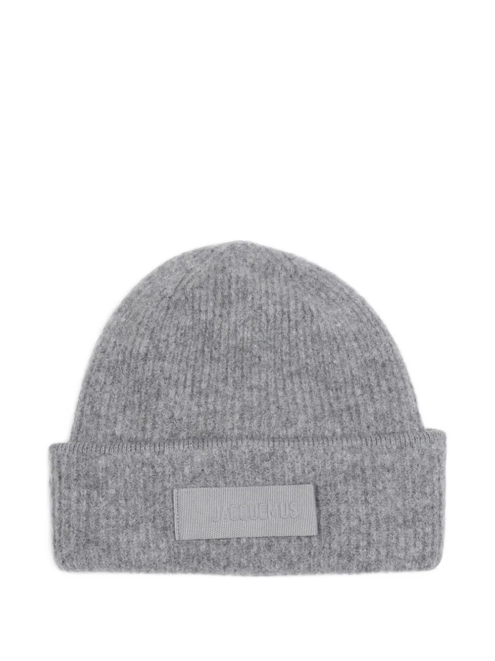 Jacquemus Gros Grain beanie hat Grijs