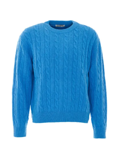 COOR cable-knit sweater