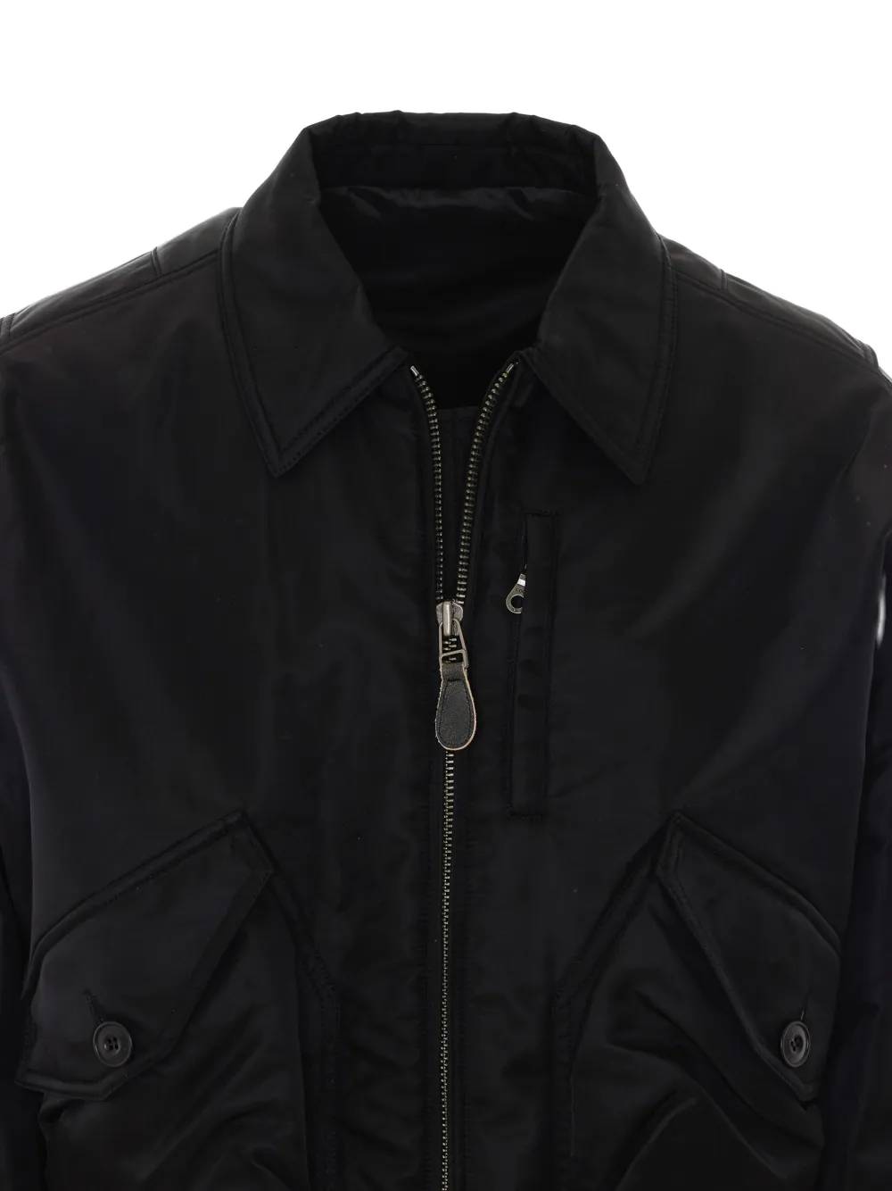 COOR Mk-3 zip-up bomber jacket Zwart