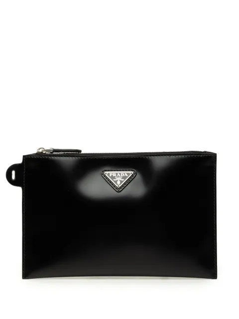Prada Pre-Owned 2000-2013 Spazzolato Leather clutch bag