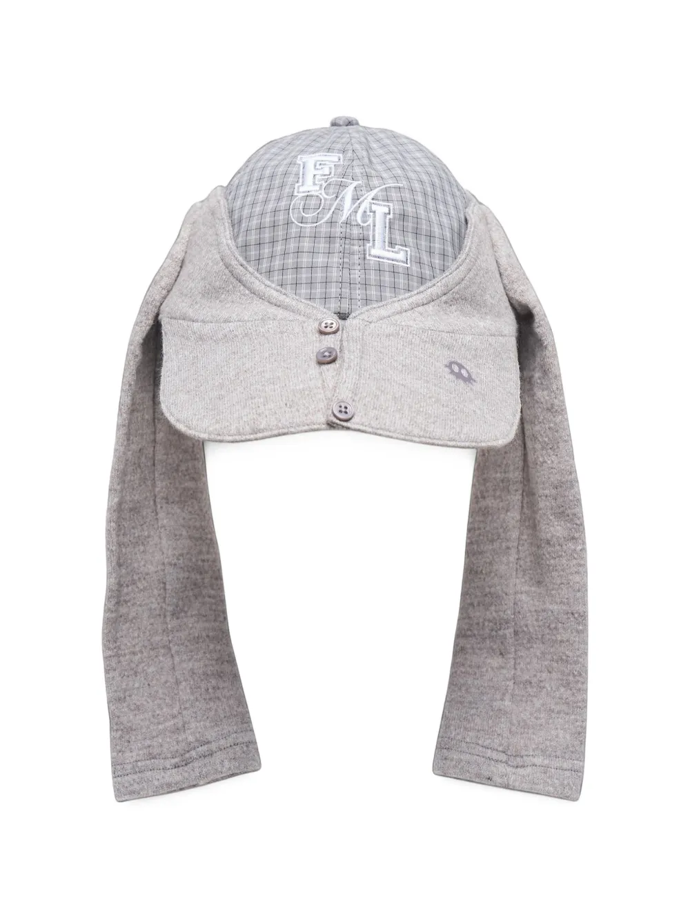 SULTRY VIRGIN Alumni Cardigan cap - Grau