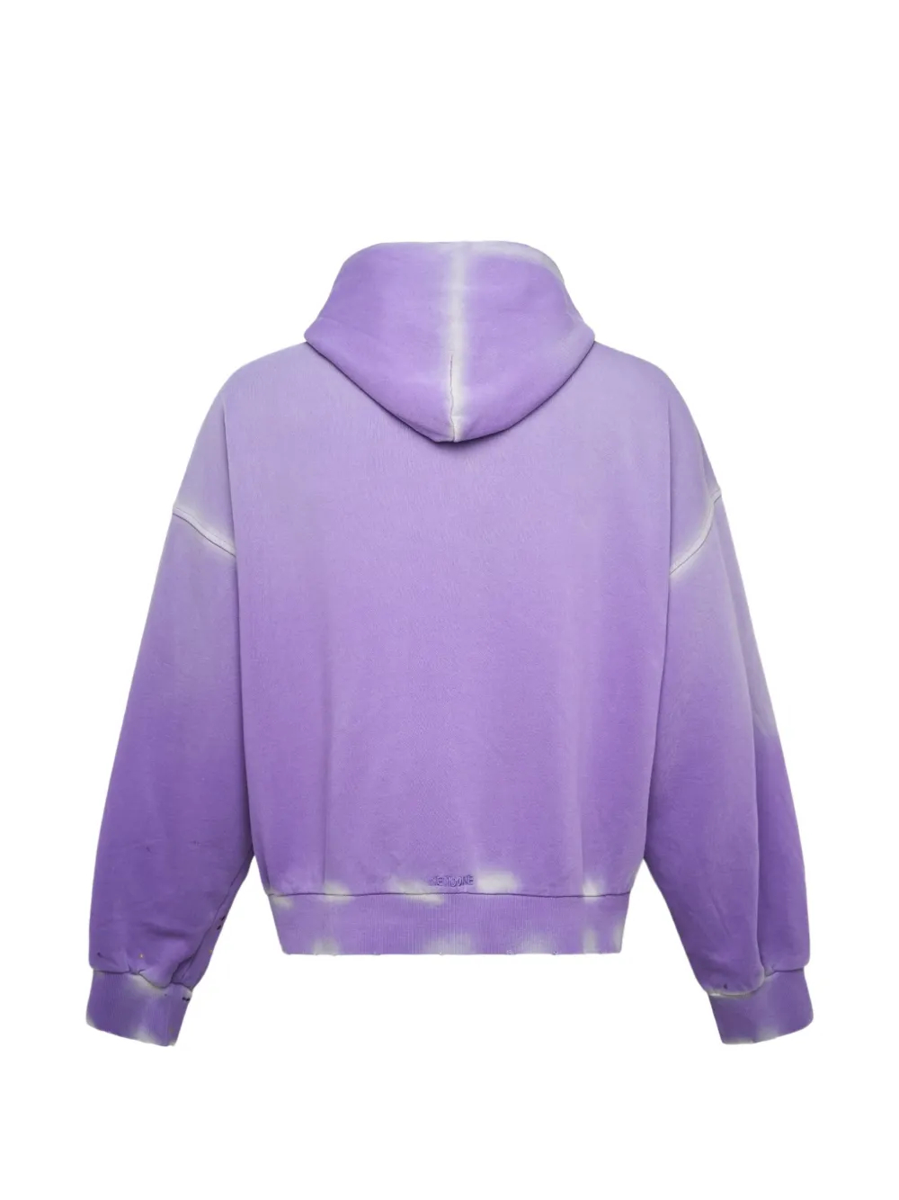 We11done graphic-print zip-up hoodie Paars