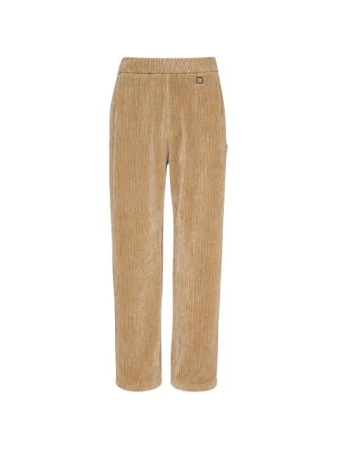 Wooyoungmi flock corduroy straight trousers