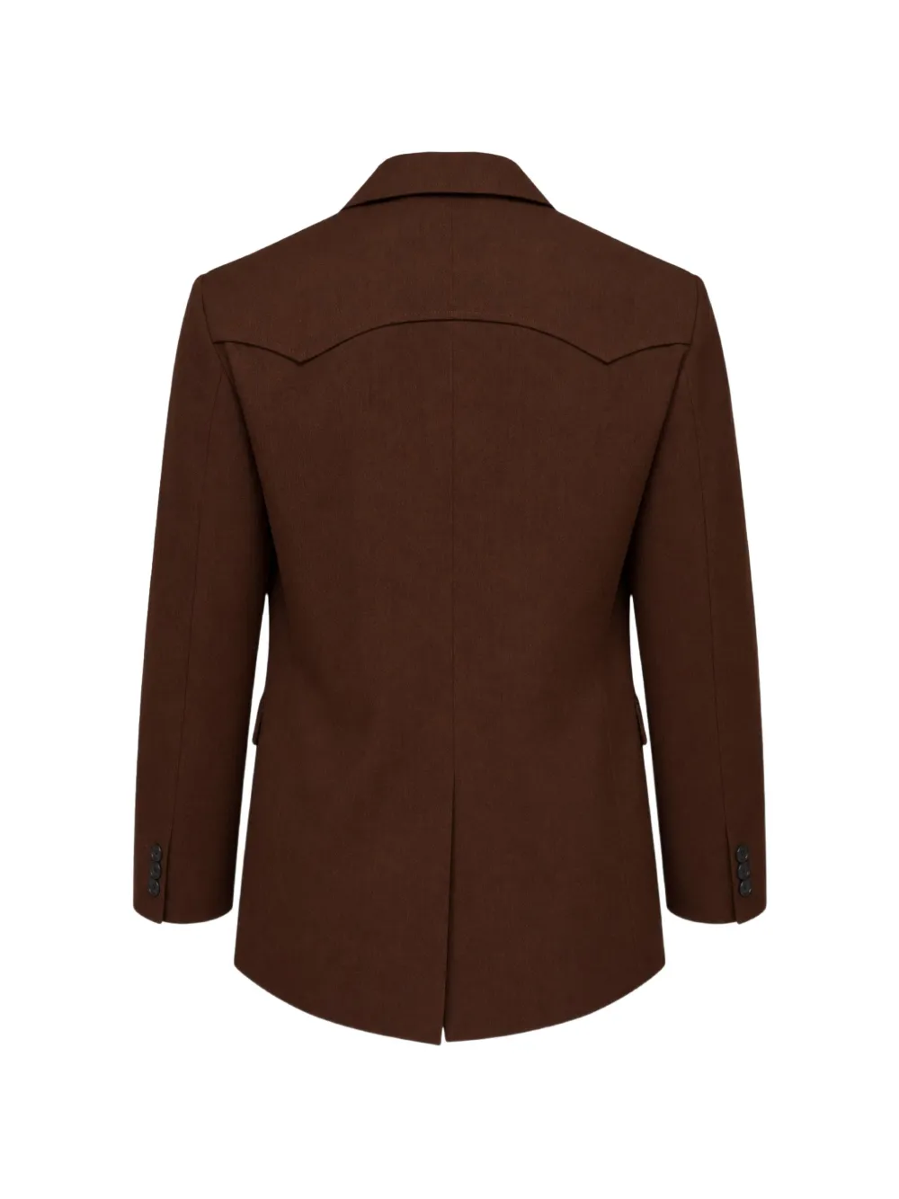 Drôle De Monsieur Western single-breasted blazer Bruin