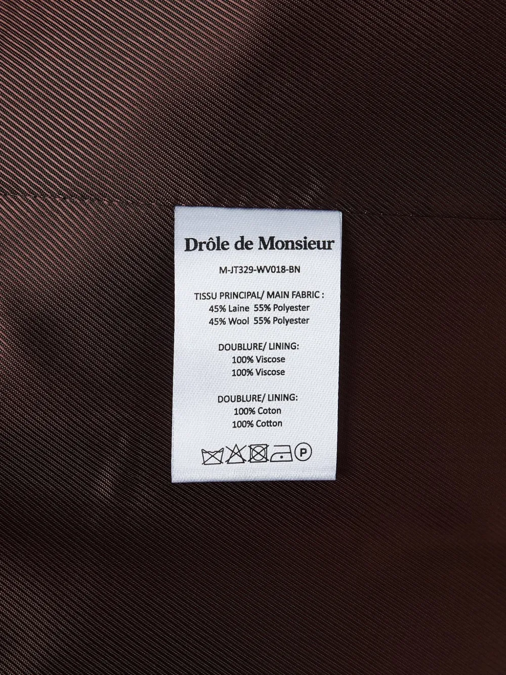 Drôle De Monsieur Western single-breasted blazer Bruin