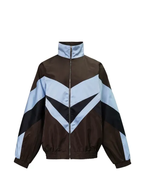 Nº21 contrasting chevron jacket