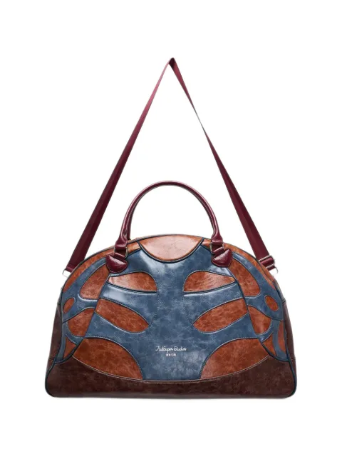 KidSuper panelled leather bowling bag