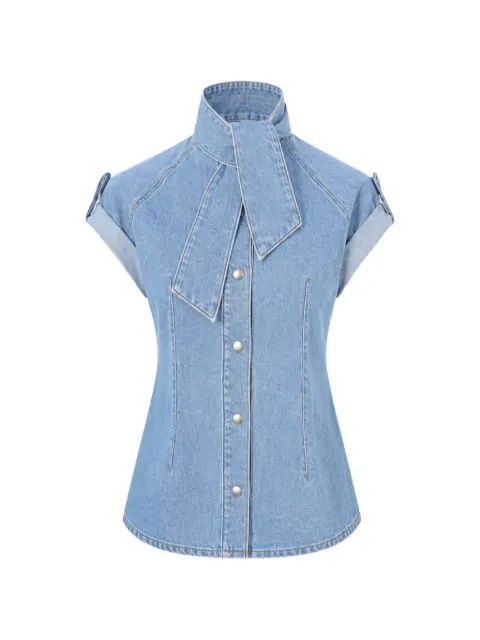 Soeur et Frères camisa de mezclilla Le Chemise Cravate