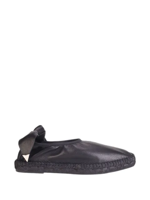 Toga chain-detail leather espadrilles