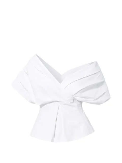Soeur et Frères off-shoulder pleated top