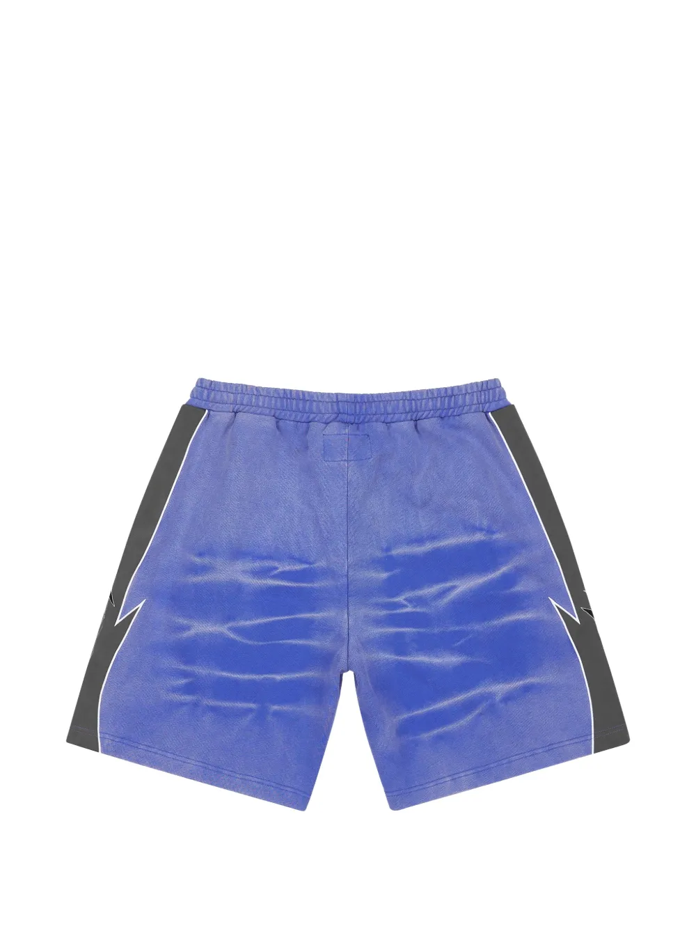 GODSPEED Halftime acid-wash shorts Blauw
