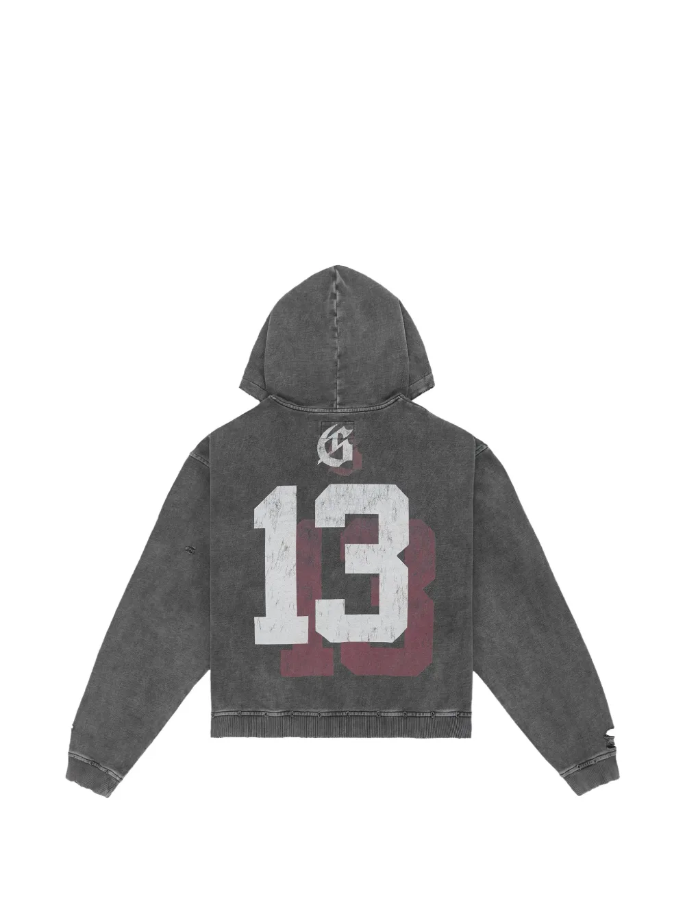 GODSPEED Seeing Double kangaroo-pocket hoodie Zwart