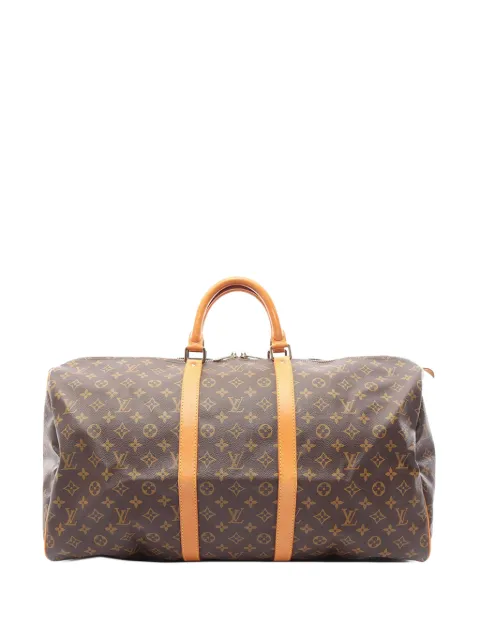 Louis Vuitton Pre-Owned 1981 Monogram Keepall 55 travel bag