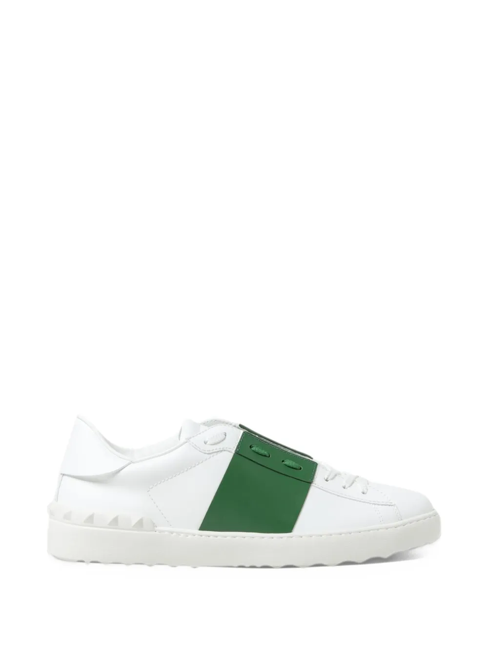 Valentino Garavani Open leather sneakers - Bianco