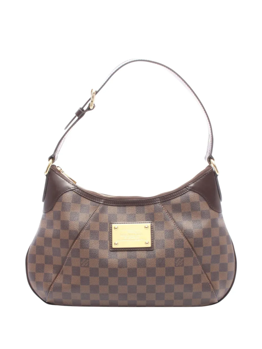 Louis Vuitton Pre-Owned 2009 Damier Ebene Thames GM shoulder bag - Marrone