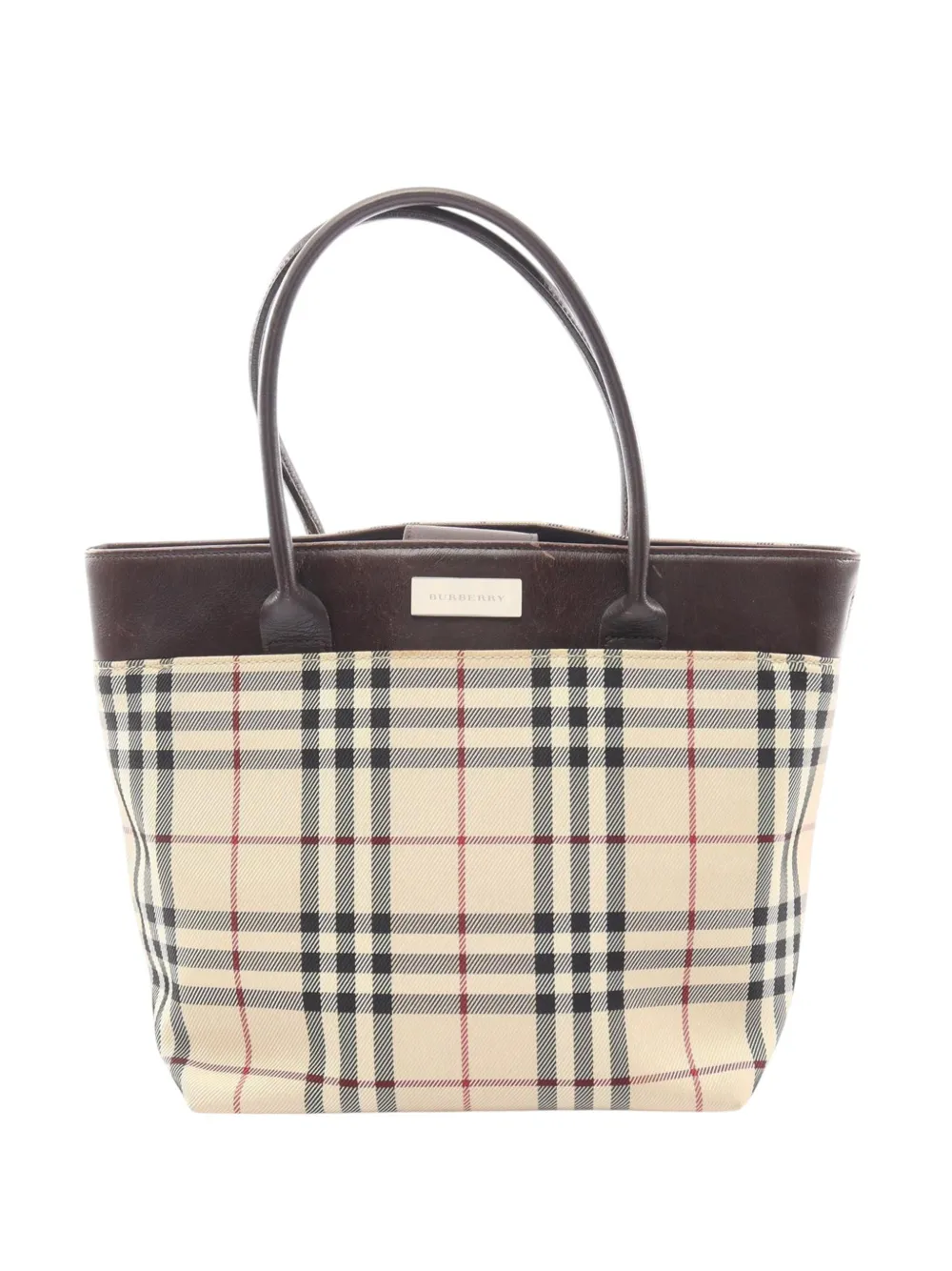 Burberry Pre-Owned 2000-2017 House Check Canvas tote bag - Nude