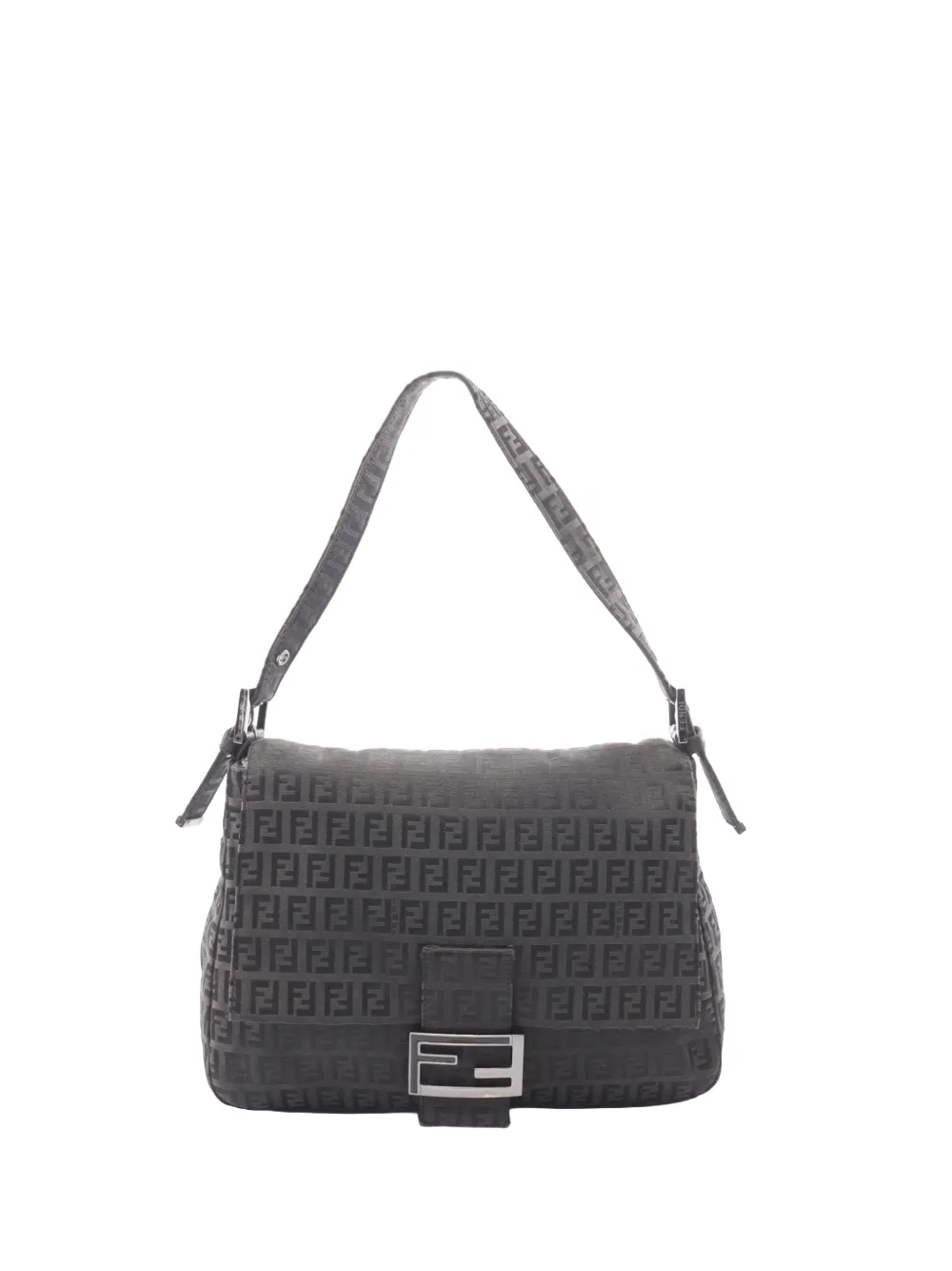 Fendi Pre-Owned 1990-2010 Zucchino Canvas Mamma Forever shoulder bag - Schwarz