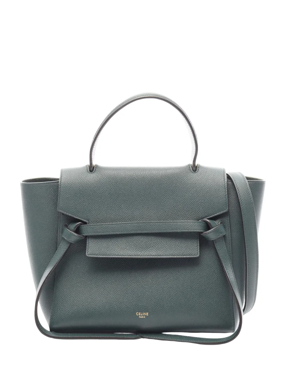 Celine Pre-Owned 2000-2026 Micro Grained Calfskin Belt Bag satchel - Green