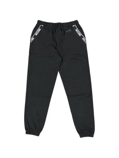Moschino logo-tape drawstring track pants
