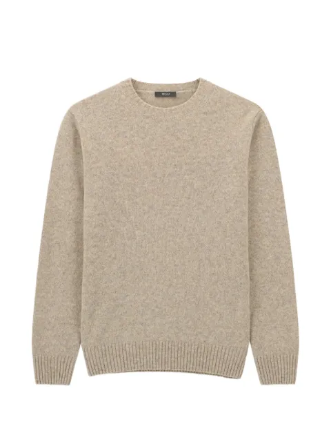 Boggi Milano crew neck jumper in wool blend