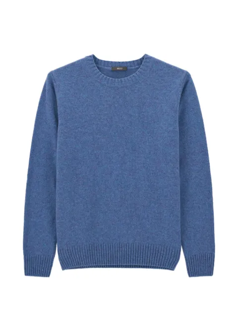 Boggi Milano crew neck jumper in wool blend