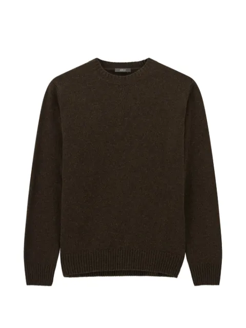 Boggi Milano crew neck jumper in wool blend