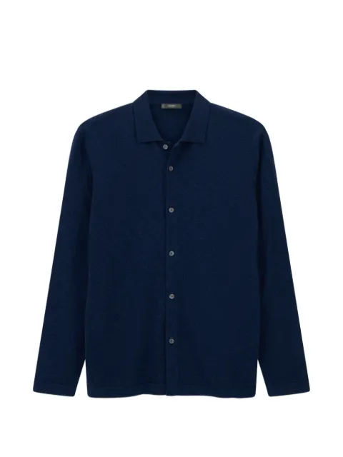 Boggi Milano camisa tejida de lana y cachemira