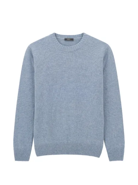 Boggi Milano crew neck jumper in wool blend