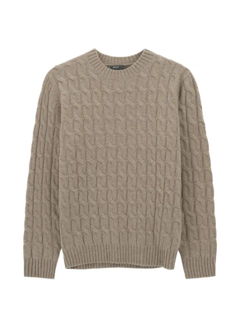 Boggi Milano crew-neck jumper in cashmere wool