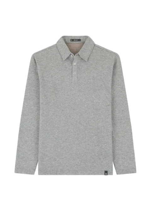 Boggi Milano polo in cotton and cashmere jersey