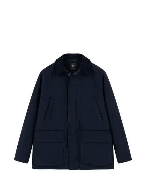 Boggi Milano peacoat padded in wool blend