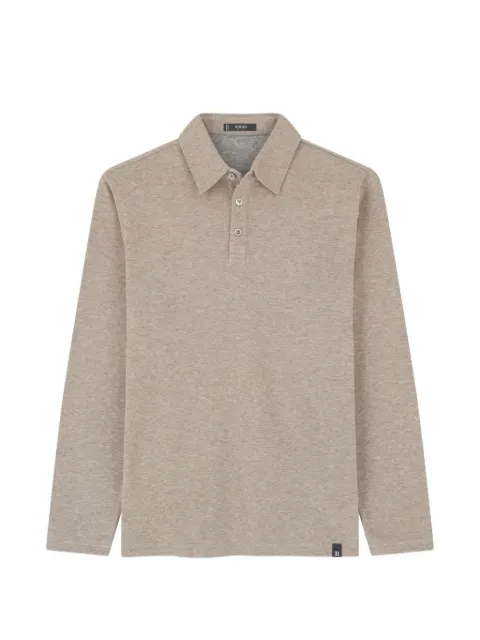 Boggi Milano polo in cotton and cashmere jersey