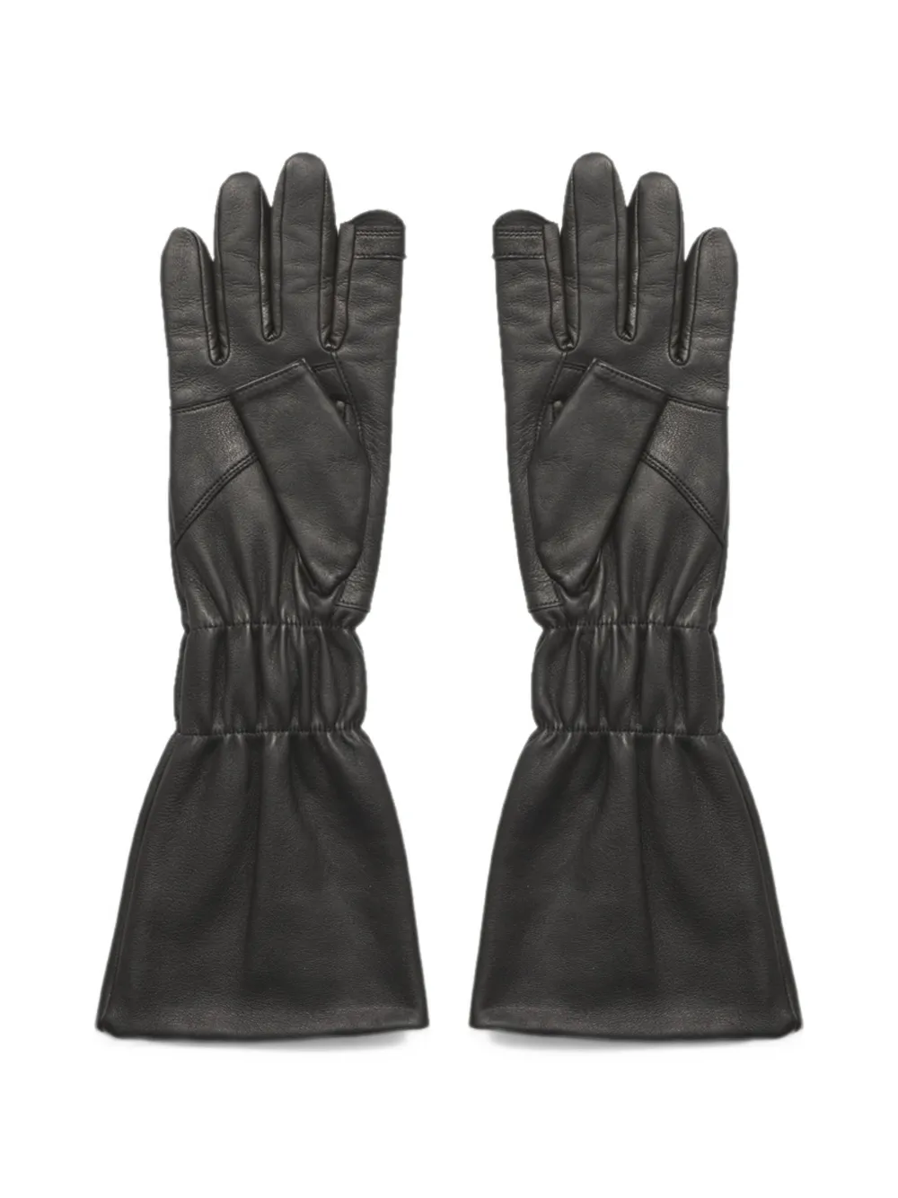 Rick Owens cuffed gloves Zwart