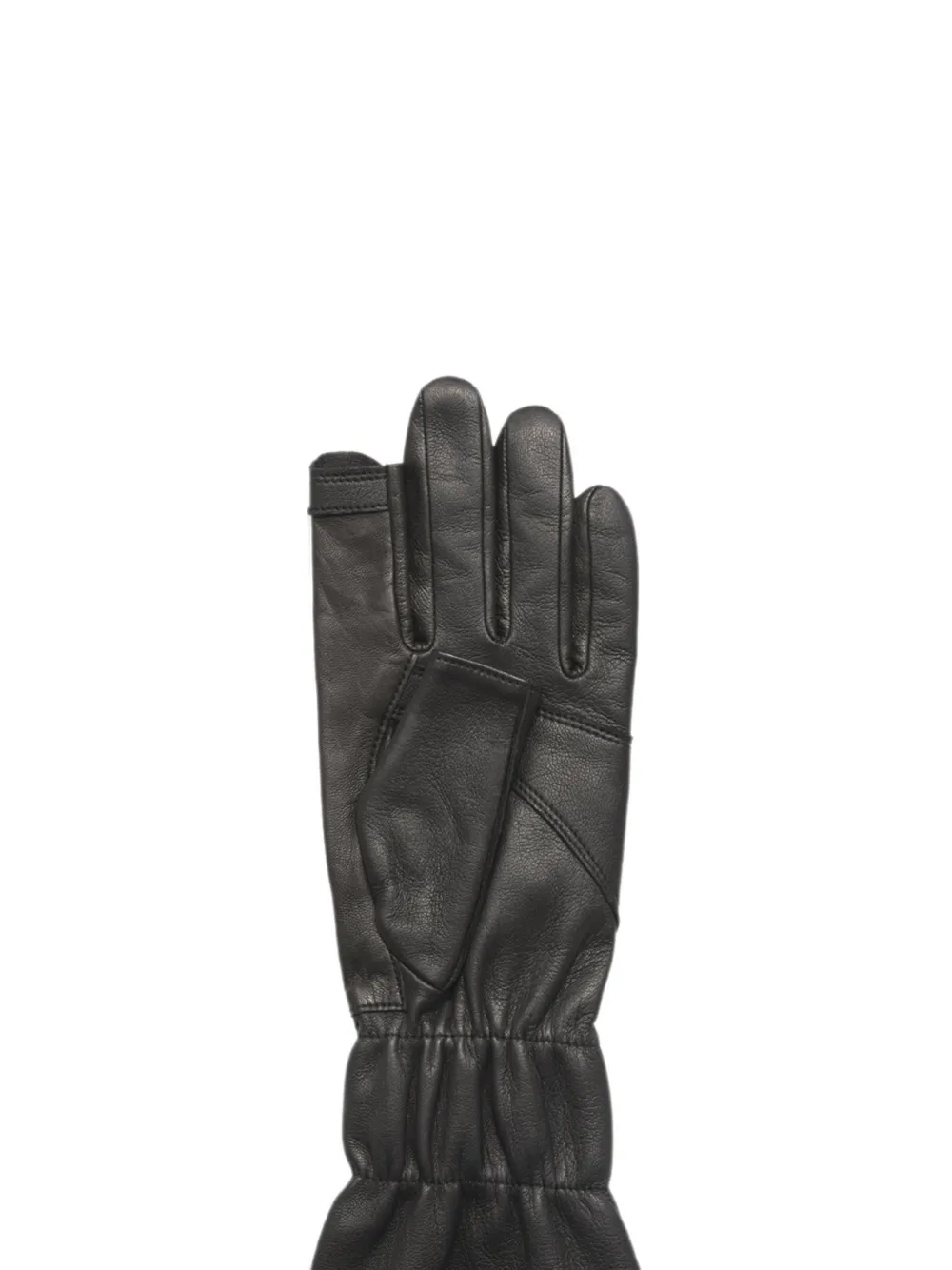Rick Owens cuffed gloves Zwart