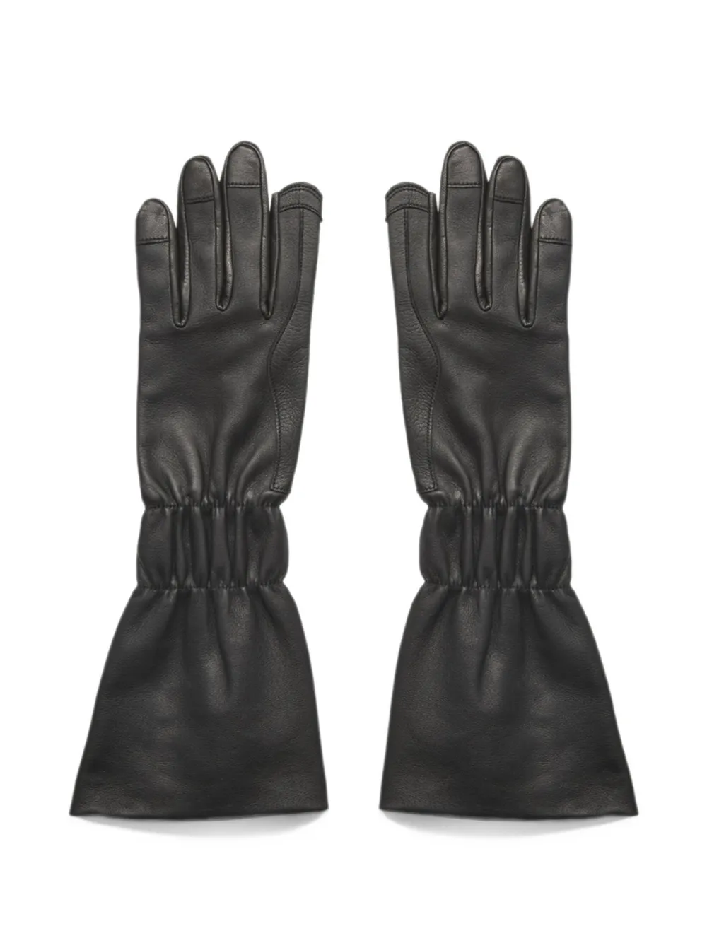 Rick Owens cuffed gloves Zwart