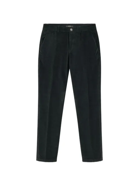 Boggi Milano stretch-velvet trousers