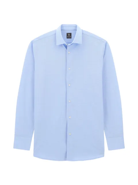 Boggi Milano polo shirt mouliné cotton regular-fit